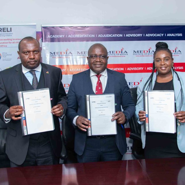 A new Partnership to Increase and improve Education Reporting in Kenya